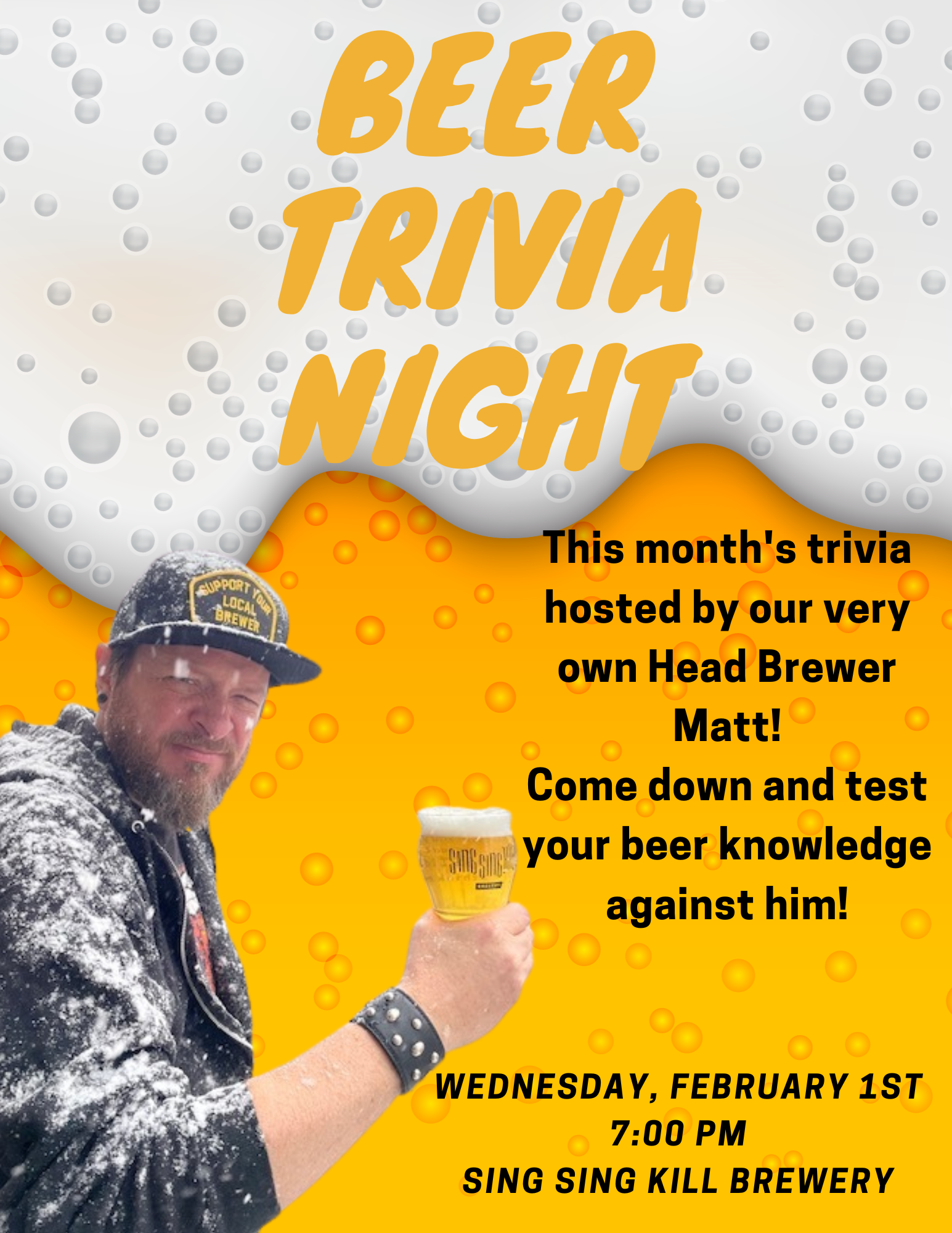 Beer Trivia Sing Sing Kill Brewery